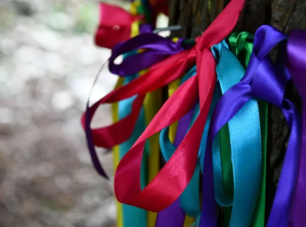 Close up of XMoment ribbons