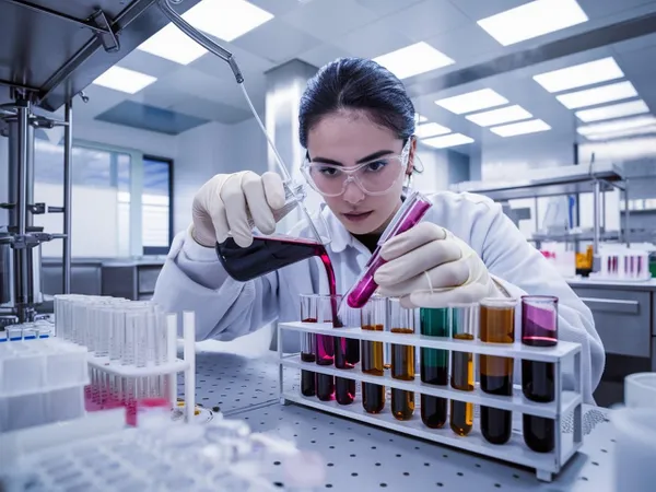 Women in lab with test tubes