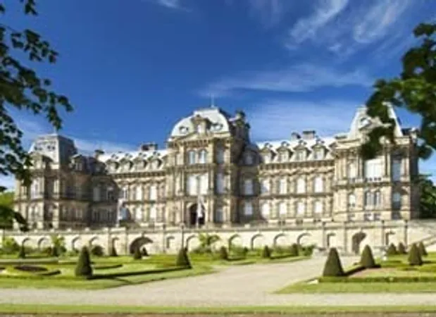 Exterior shot of Bowes Museum