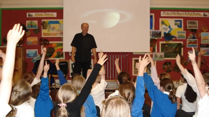 A talk at a primary school
