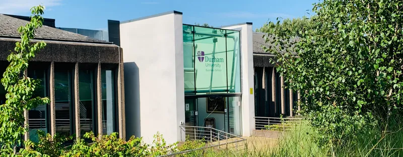 Business School front reception door