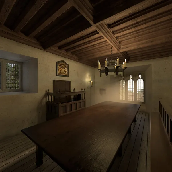 Virtual recreation of the Exchequer buildings