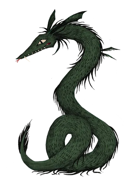 Cartoon image of the Lambton Worm created by the 2025 Museum Communication Durham University Students
