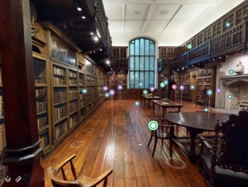 Virtual reality image of cosin's library