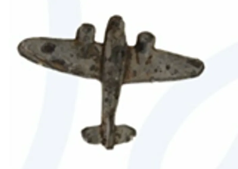 An Image of a toy plane form the 20th Century found in the River Wear