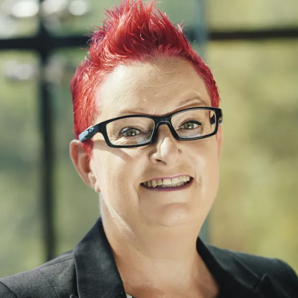 A headshot of Sue Black