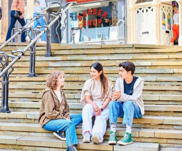 Students in Durham City