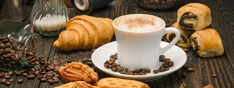 Coffee and pastry