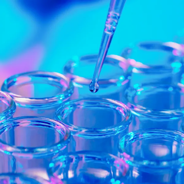 Test tubes and a pipette