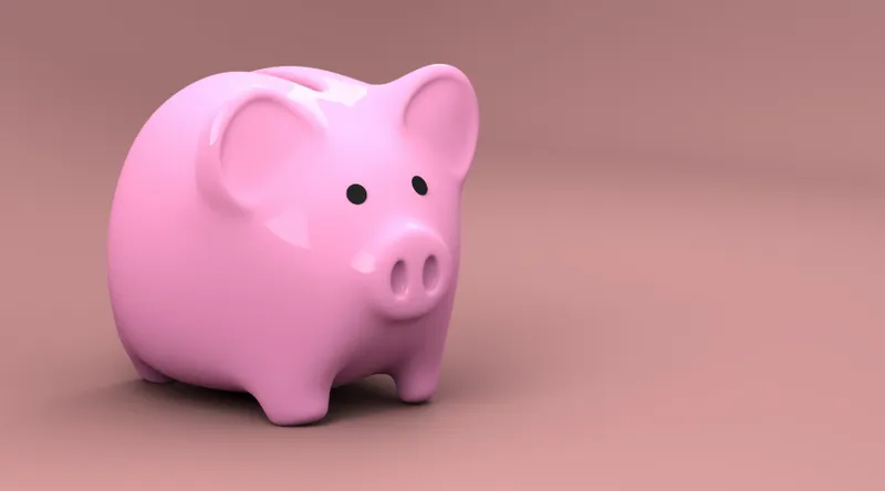Piggy bank, pay, money