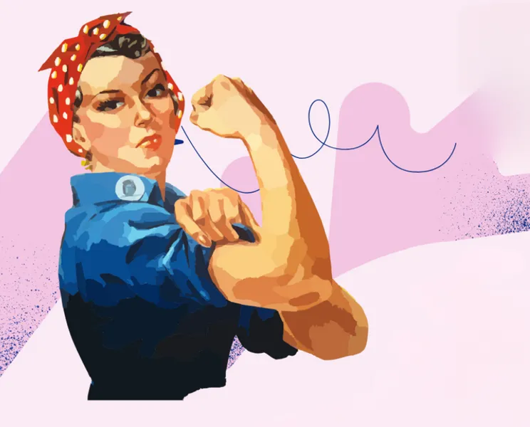 An illustration of a woman