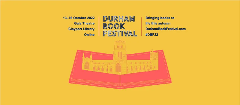 Durham Book Festival promotional poster