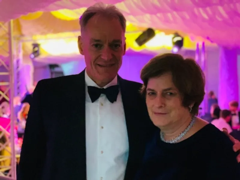 Nick and wife Debby (John’s 1977-80) at the 2021 Bailey Ball