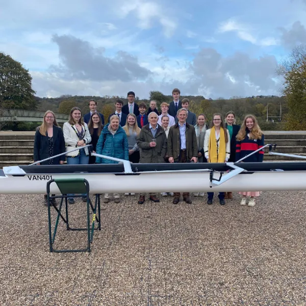 Launching the Van Mildert boat