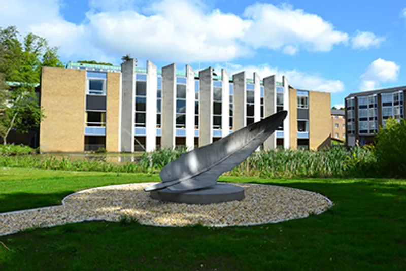 The Mildert Feather sculpture by Danish artist Erik Heide
