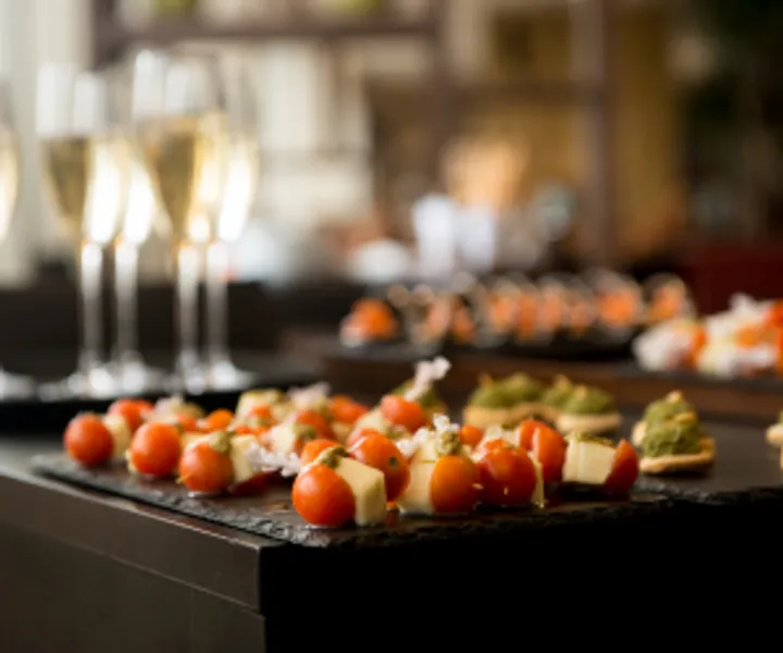 Drinks and nibbles