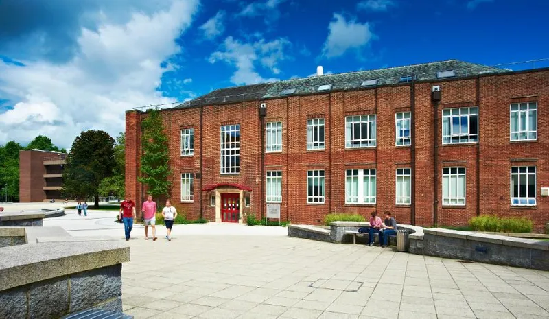 Exterior of the Dawson Building on the Durham University campus