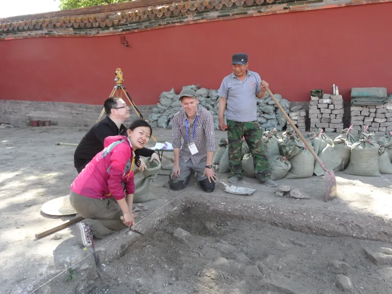 Excavation work in Beijing