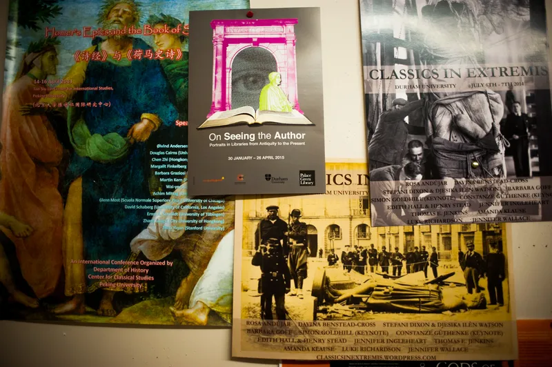 A collection of posters from the Classics and Ancient History department