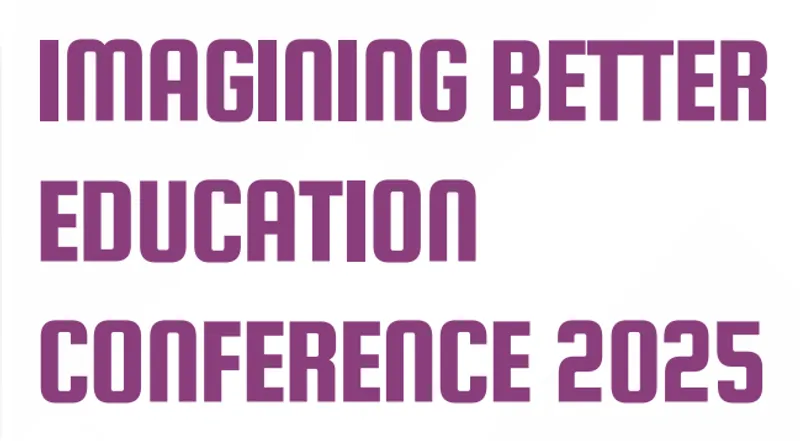 Logo for the Imagining Better Education Conference 2025
