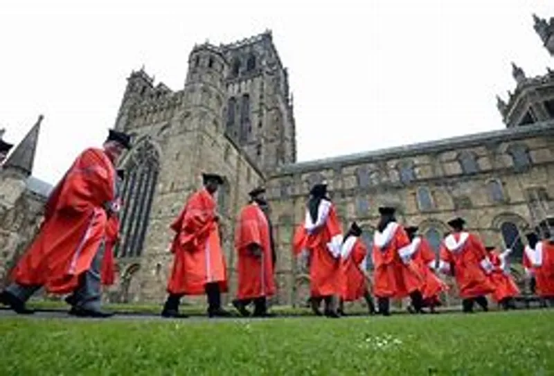 Students in procession to graduation
