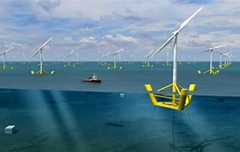Floating windfarm