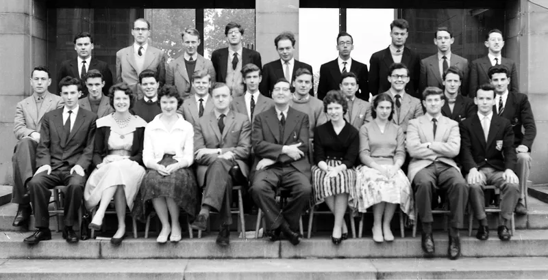 Geography Department Undergraduate Group photo from 1960