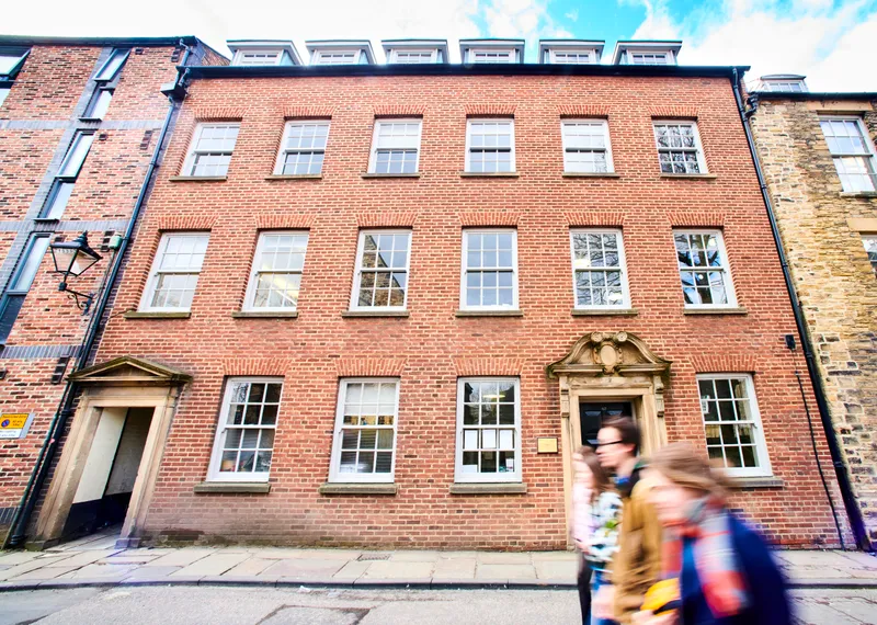 Exterior shot of the front of the Department of History building