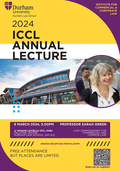 ICCL Annual Lecture poster