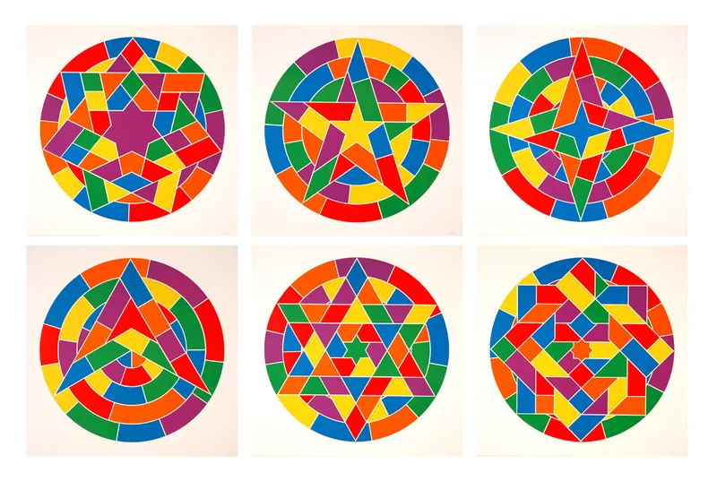 An image of multi coloured circles by Tondo Stars