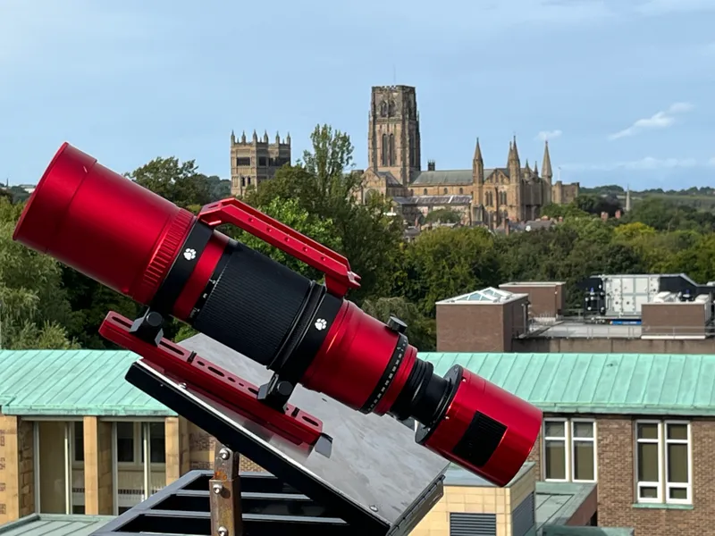 photo of Durham's space surveillance monitor
