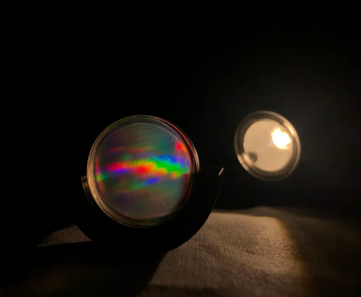 photo of Volume Phase Holographic Grating