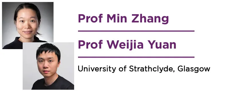 Profs Min and Weijia from Strathclyde University