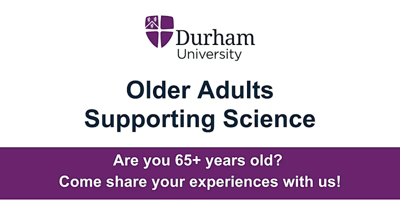 Banner for Older Adults Supporting Science event