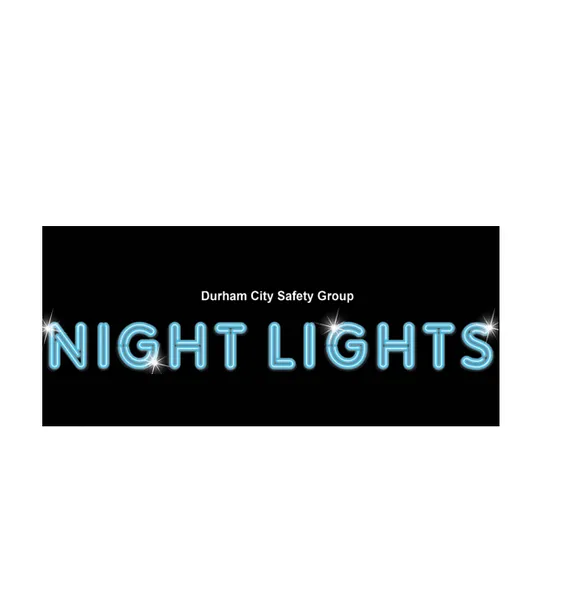 Logo for the Durham City Nightlights Map