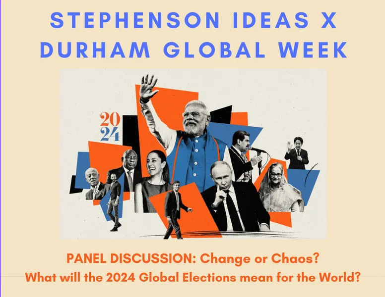 Change or Chaos, Stephenson Global Week Lecture poster