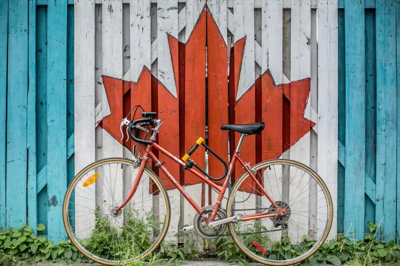 Maple Leaf and a Bike