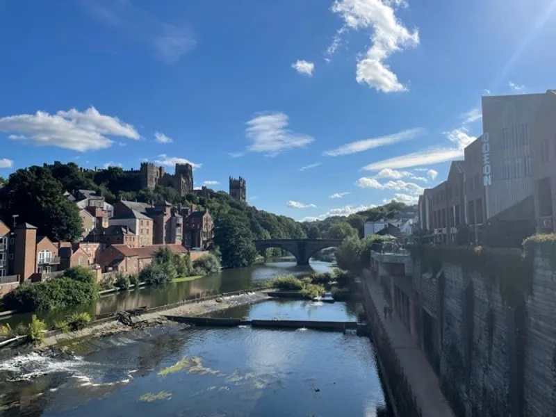Durham Castle and Cathedral across the River Wear