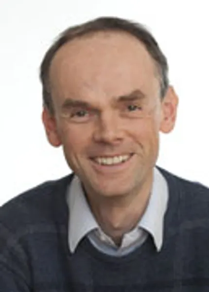 Close up photograph of Professor J.A. Gareth Williams smiling