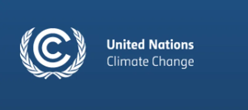 Logo that says United Nations Climate Change