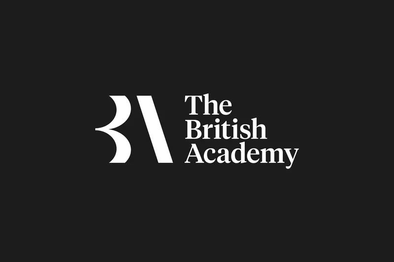British Academy Logo on black background