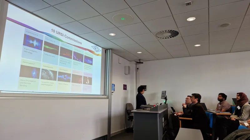 Someone giving a presentation