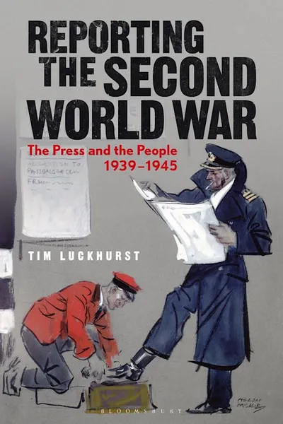 2nd world war poster of RAF pilot reading newspaper