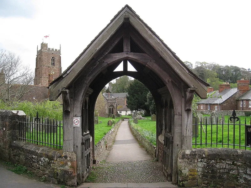 A church Lychgate and path