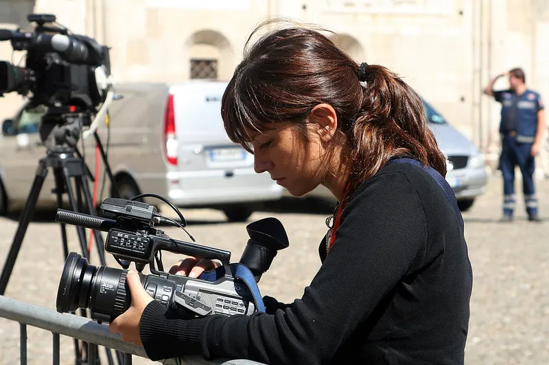 video journalist (Image: wikimedia commons)