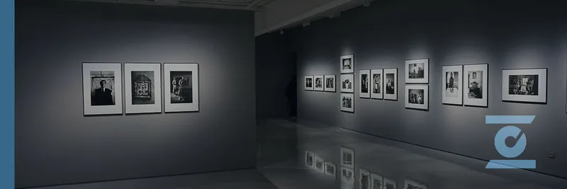 Exhibition of black and white photographs