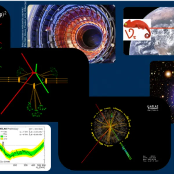 Graphics of particle physics data