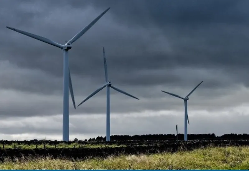 Landscape showing Wind Turbines