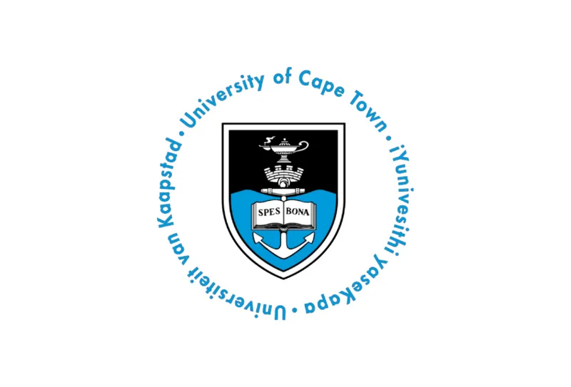 Blue and black crest, with a book.