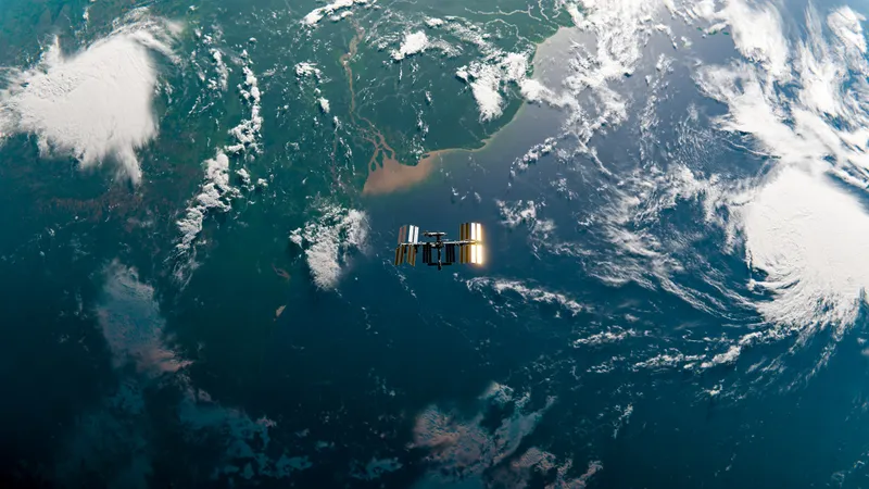 image of earth from space